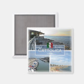 ERM035 CATTOLICA - Emilia Romagna - Italië - Fridg Magneet (Voorkant / Achterkant)