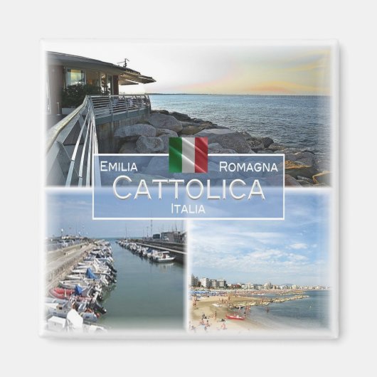 ERM035 CATTOLICA - Emilia Romagna - Italië - Fridg Magneet (Voorkant)