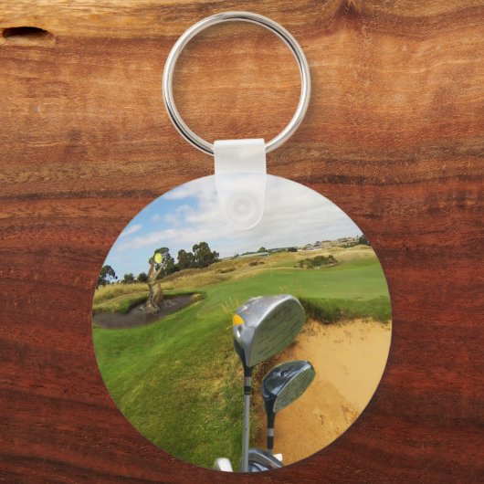 Erm The Crocs heeft mijn Golf Ball, Key Ring Sleutelhanger (Voorkant)