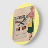 Erma en haar ovenoven met dubbele schuur grote klok (Hoek)