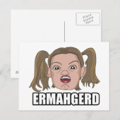 Ermahgerd Card Briefkaart (Voorkant / Achterkant)