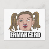 Ermahgerd Card Briefkaart (Voorkant)