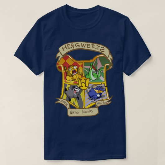 ERMAHGERD HERGWERTS T-SHIRT (Design voorkant)