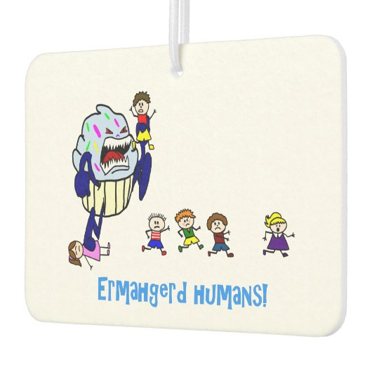 Ermahgerd Humans! Killer Cupcake Air Freshener Luchtverfrisser (Links)