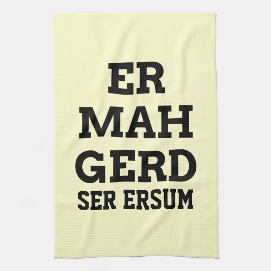 Ermahgerd Kitchen Towel Theedoek (Verticaal)