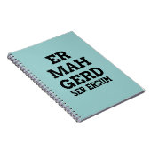 Ermahgerd-laptop Notitieboek (Rechterzijde)