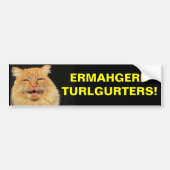 Ermahgerd Turlgerters! Knipperen Bumpersticker (Voorkant)