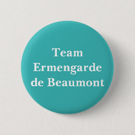 Ermengarde de Beaumont, koningin van Schotland Ronde Button 5,7 Cm