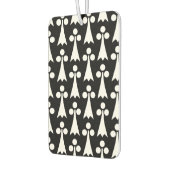 Ermine Pattern, Middeleeuws Patroon, Wit op Zwart Luchtverfrisser (Links)