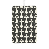 Ermine Pattern, Middeleeuws Patroon, Wit op Zwart Luchtverfrisser (Achterkant)