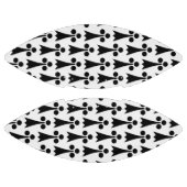 Ermine Pattern, Middeleeuws Patroon, Zwart op Wit American Football (Panelen)