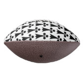 Ermine Pattern, Middeleeuws Patroon, Zwart op Wit American Football (Gedraaid 270)