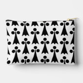 Ermine Pattern, Middeleeuws Patroon, Zwart op Wit Etui (Achterkant)