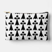 Ermine Pattern, Middeleeuws Patroon, Zwart op Wit Etui (Voorkant)