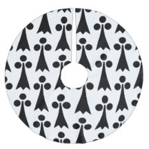Ermine Pattern, Middeleeuws Patroon, Zwart op Wit