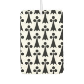 Ermine Pattern, Middeleeuws Patroon, Zwart op Wit Luchtverfrisser (Voorkant)