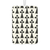 Ermine Pattern, Middeleeuws Patroon, Zwart op Wit Luchtverfrisser (Achterkant)