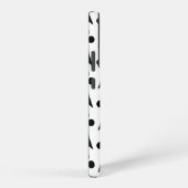 Ermine Pattern, Middeleeuws Patroon, Zwart op Wit Samsung Galaxy Hoesje (Rechterkant)
