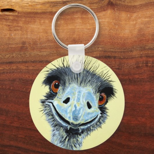 Ermintrude de Emu Sleutelhanger (Voorkant)