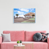 Ermita de los Dolores Church, Lanzarote Canvas Afdruk (Insitu (Woonkamer))