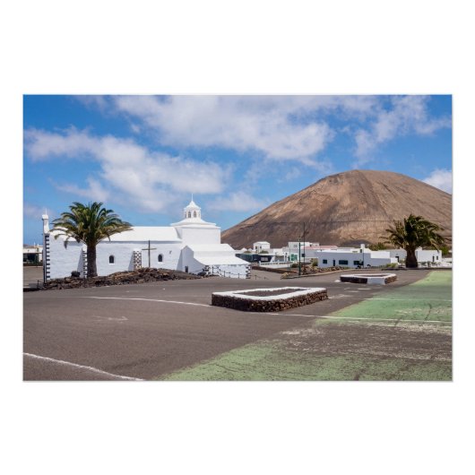 Ermita de los Dolores Church, Lanzarote Perfect Poster (Voorkant)