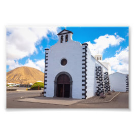 Ermita de los Dolores Kerk, Lanzarote Foto Afdruk