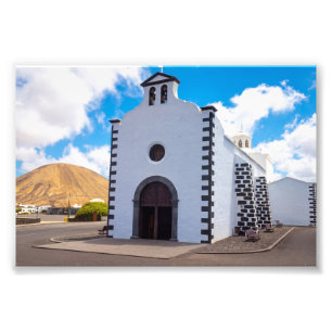 Ermita de los Dolores Kerk, Lanzarote Foto Afdruk