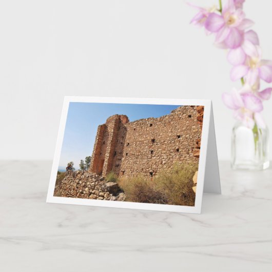 Ermita de Santa Bárbara Facade, Valencia, Spanje Kaart (Orchidee)