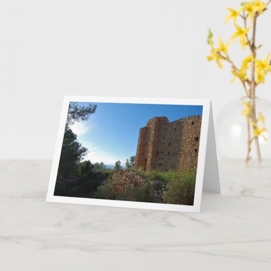 Ermita de Santa Bárbara, Valencia, Spanje Kaart (Gele Bloem)