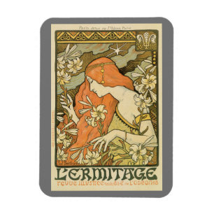 Ermitage Art nouveau magazine Magneet
