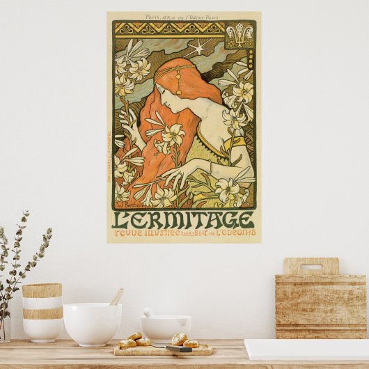 Ermitage Art nouveau magazine Poster (Keuken)