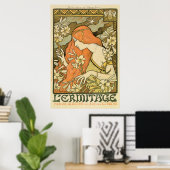 Ermitage Art nouveau magazine Poster (Thuiskantoor)