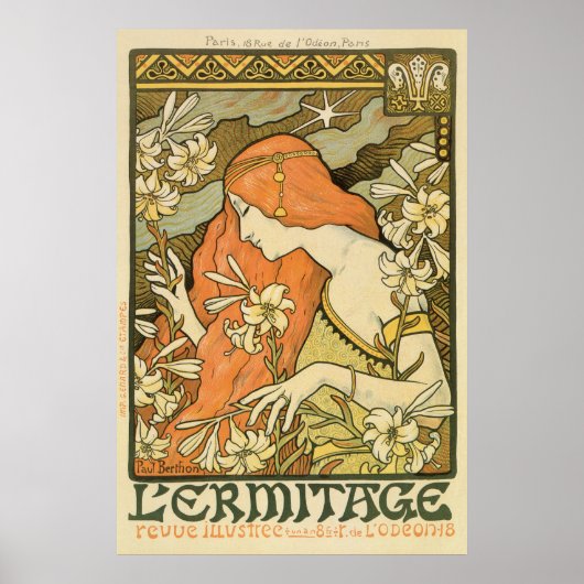 Ermitage Art nouveau magazine Poster (Voorkant)