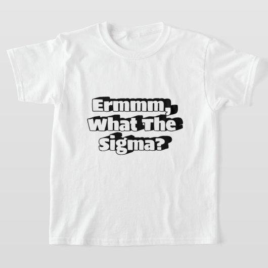 Ermm, wat is het signaal? Jongens Tee Shirt. T-shirt (Laagn)