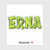 Erna Name Kiwi Design Aufkleber Sticker (Vel)