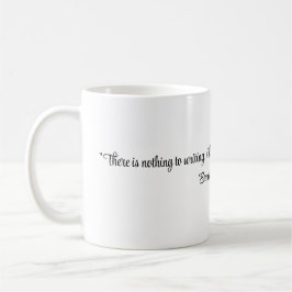 Ernest Hemingway quote Koffiemok