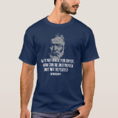 Ernest Hemingway quote T-shirt (Voorkant)