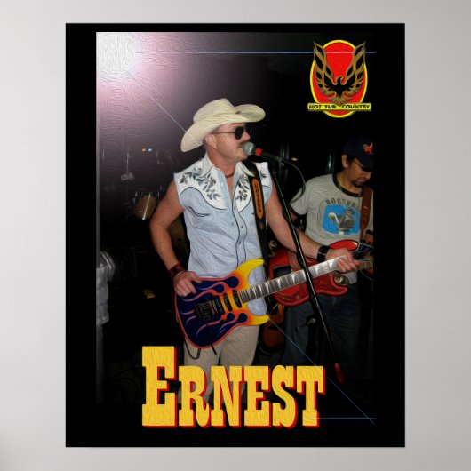 Ernest Hot Tub Poster (Voorkant)