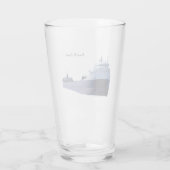 Ernest R. Breech shotglas Glas (Achterkant)