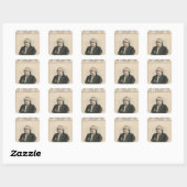 Ernest Renan Vierkante Sticker (Vel)