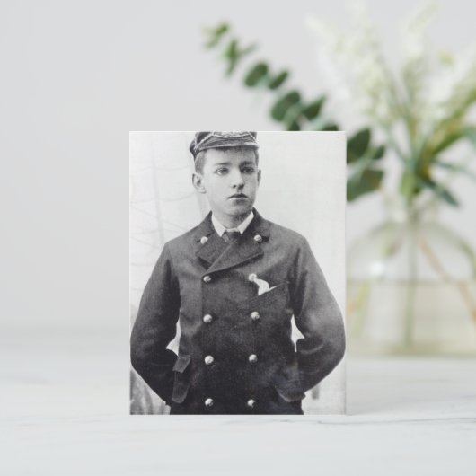 Ernest Shackleton Briefkaart (Staand voorkant)