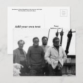 Ernest Shackleton en Crew Nimrod Antarctic Briefkaart (Voorkant / Achterkant)