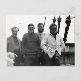 Ernest Shackleton en Crew Nimrod Antarctic Briefkaart