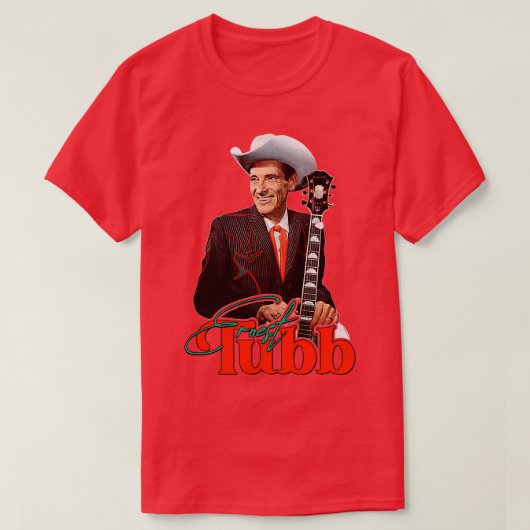 Ernest Tubb Classic Country Honky Tonk Tribute T-shirt (Design voorkant)