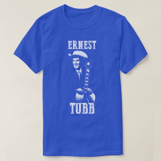 Ernest Tubb De Witte Stencil1 T-shirt (Design voorkant)