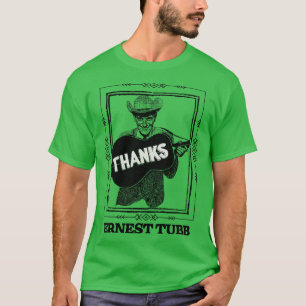 Ernest Tubb Retro Style Fan Design T-shirt