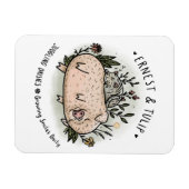 Ernest & Tulip Maganet - Juggling Daisies Magneet (Horizontaal)