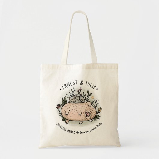 Ernest & Tulip - Shopping Tote Bag (Voorkant)
