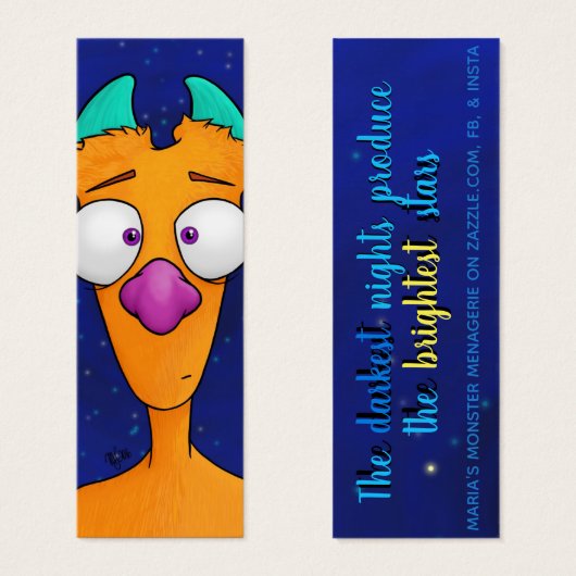 Ernest, w/quote, gelukskaarten mini visitekaartjes (Voorkant /achterkant)