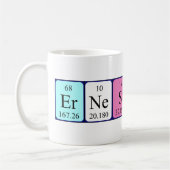 Ernestina periodieke tabel naam mok (Links)